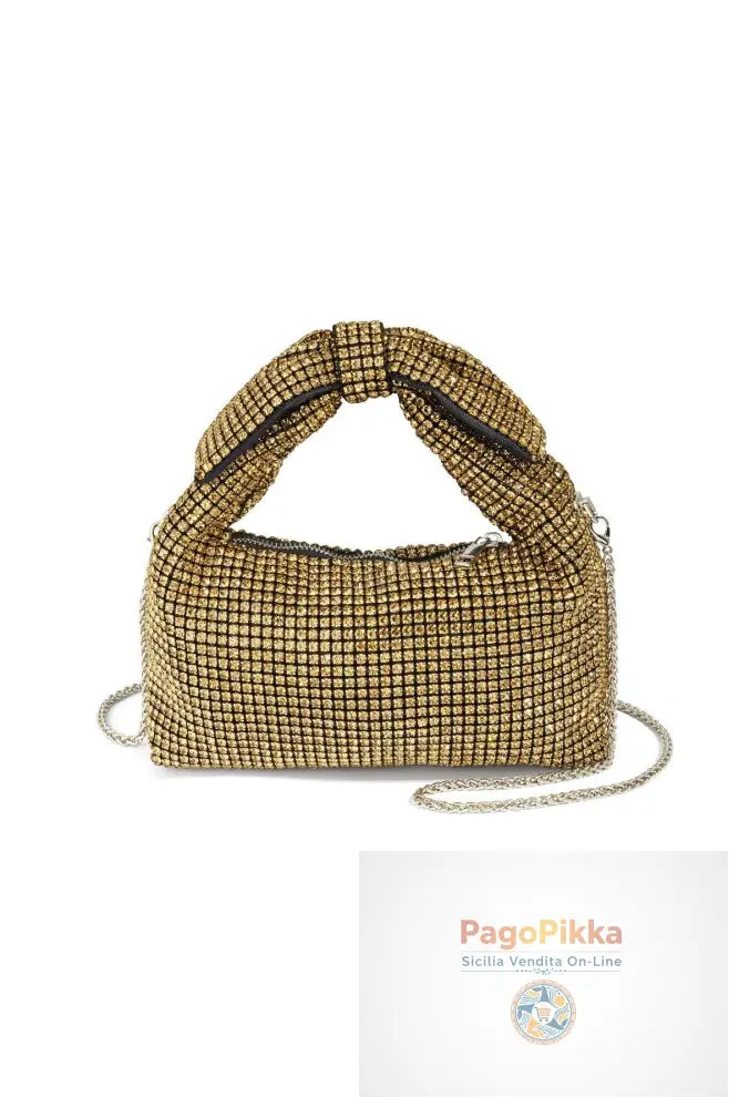 Borse a mano con fiocco e nodo, eleganti accessori per feste/raduni in poliestere