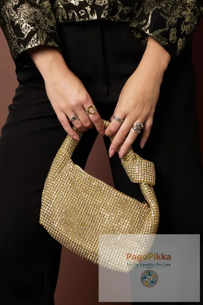 Borse a mano eleganti in poliestere tinta unita, accessori quotidiani