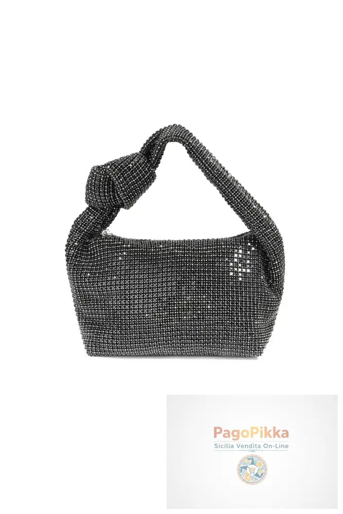 Borse a mano eleganti in poliestere tinta unita, accessori quotidiani