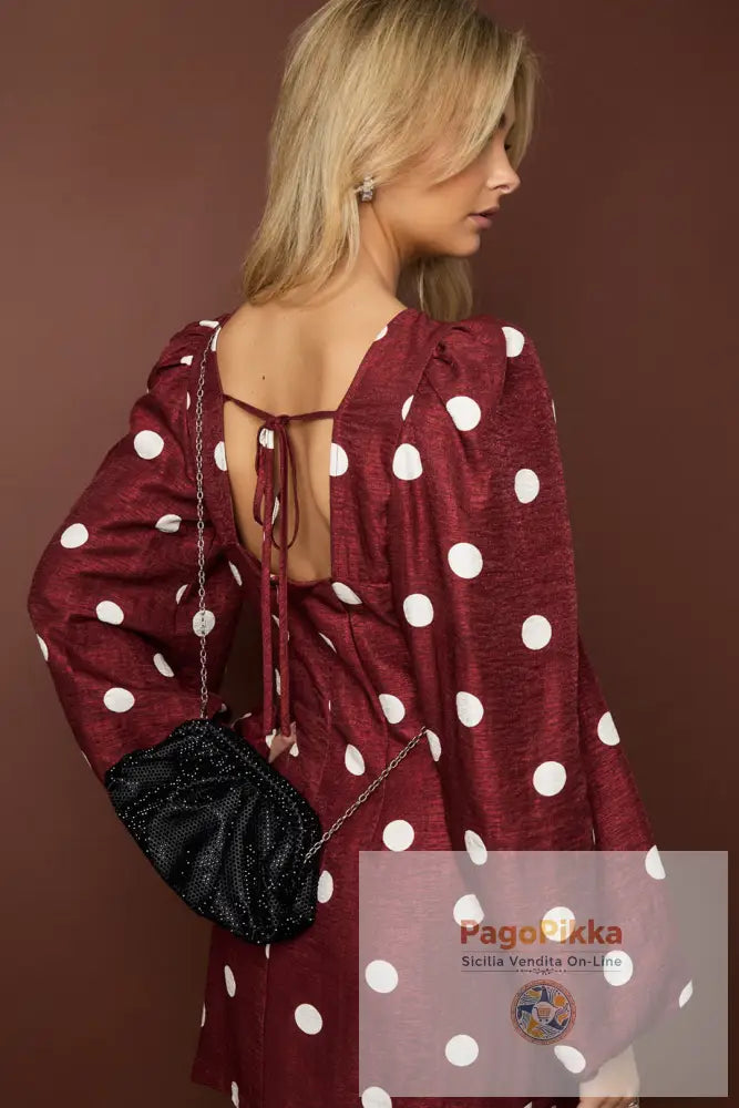 Borse a tracolla in tinta unita, eleganti, in poliestere, accessori per feste/riunioni