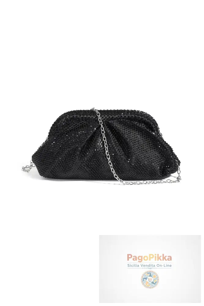 Borse a tracolla in tinta unita, eleganti, in poliestere, accessori per feste/riunioni