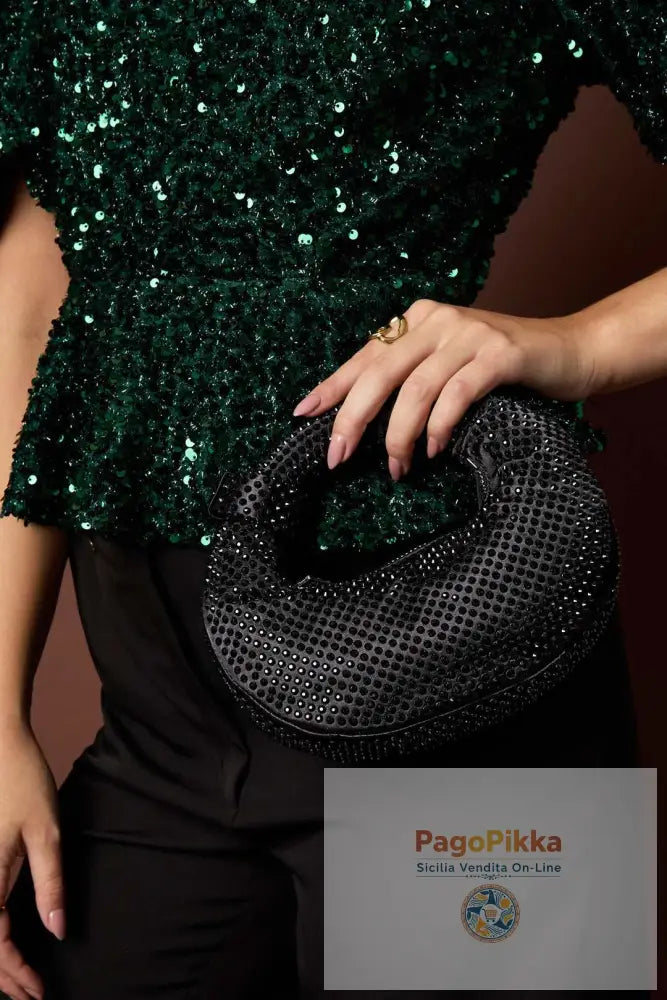 Borse eleganti in poliestere tinta unita, accessori per feste/riunioni