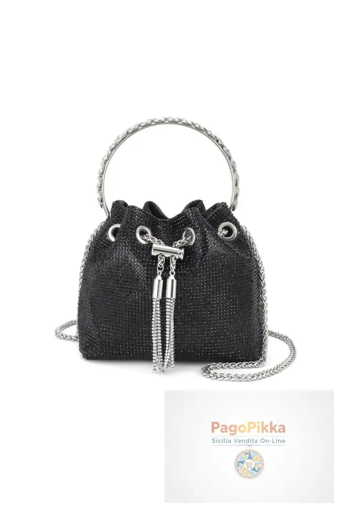 Borse eleganti in poliestere tinta unita, accessori per feste/riunioni