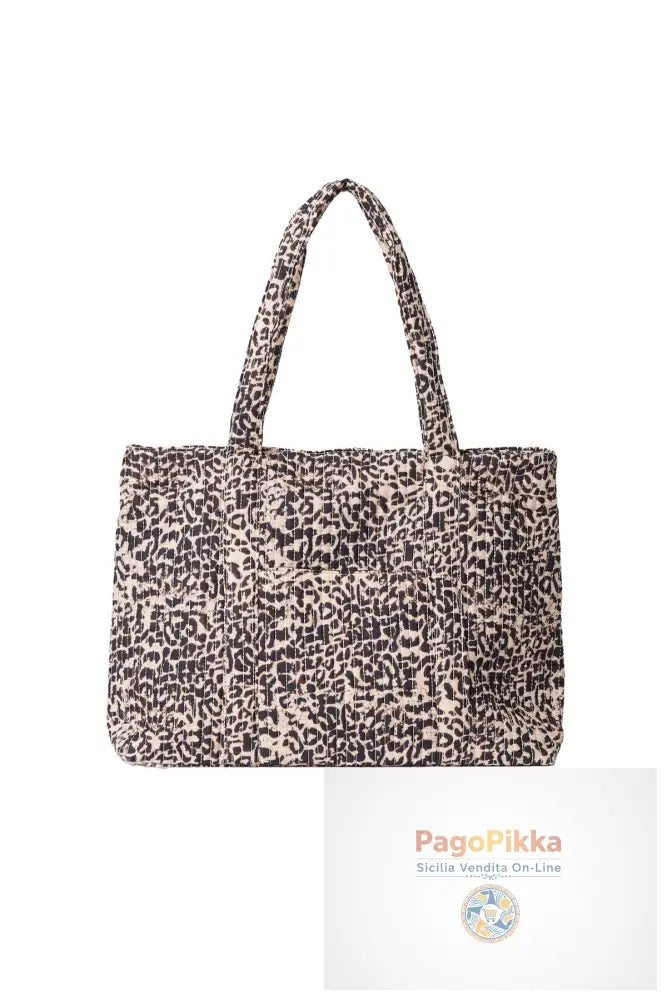 Borse tote con stampa leopardata, in poliestere, per tutti i giorni, accessori per tutti i giorni