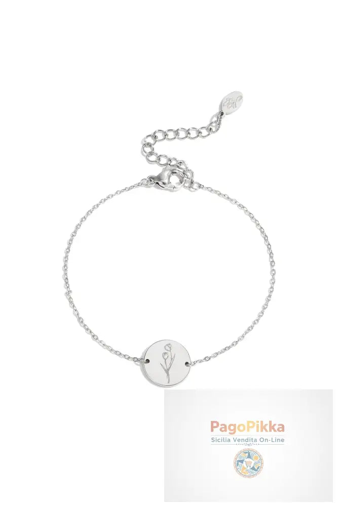 Braccialetti con ciondoli in acciaio inossidabile, serie semplice casual quotidiana, gioielli da donna