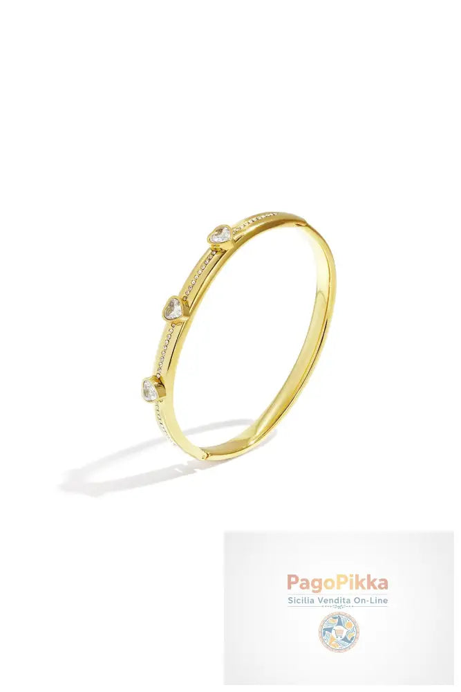Braccialetti in acciaio inossidabile a forma di cuore, casual, quotidiani, semplici, gioielli da donna