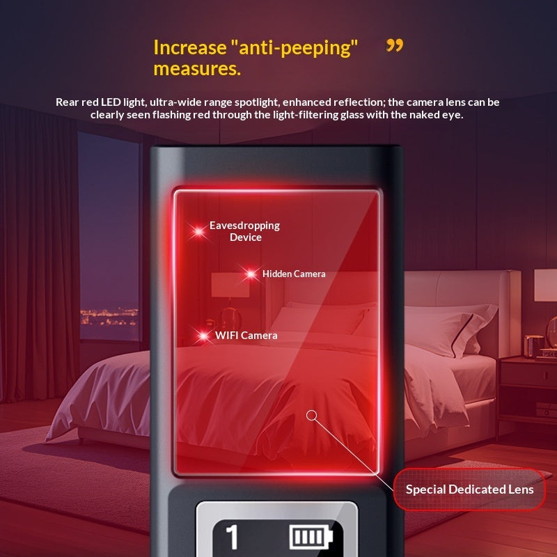 Rilevatore Telecamere Spia Smart per Hotel - Detector Anti-Spionaggio Intelligente