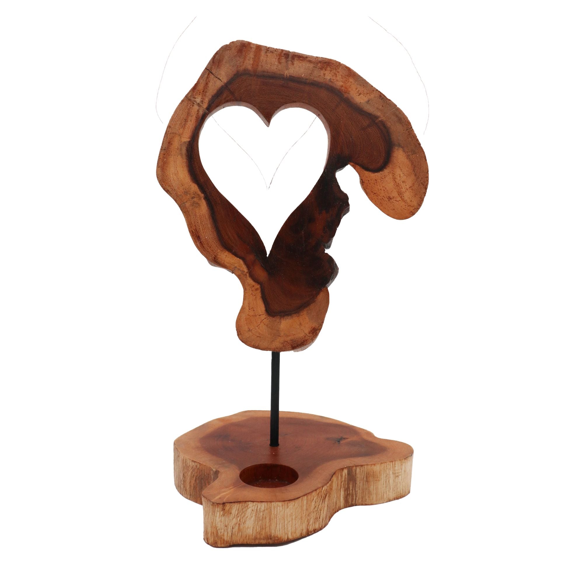 Candle Holder Sign - Heart Shape - Candle Holder Signs