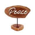 Candle Holder Sign - Peace - Candle Holder Signs