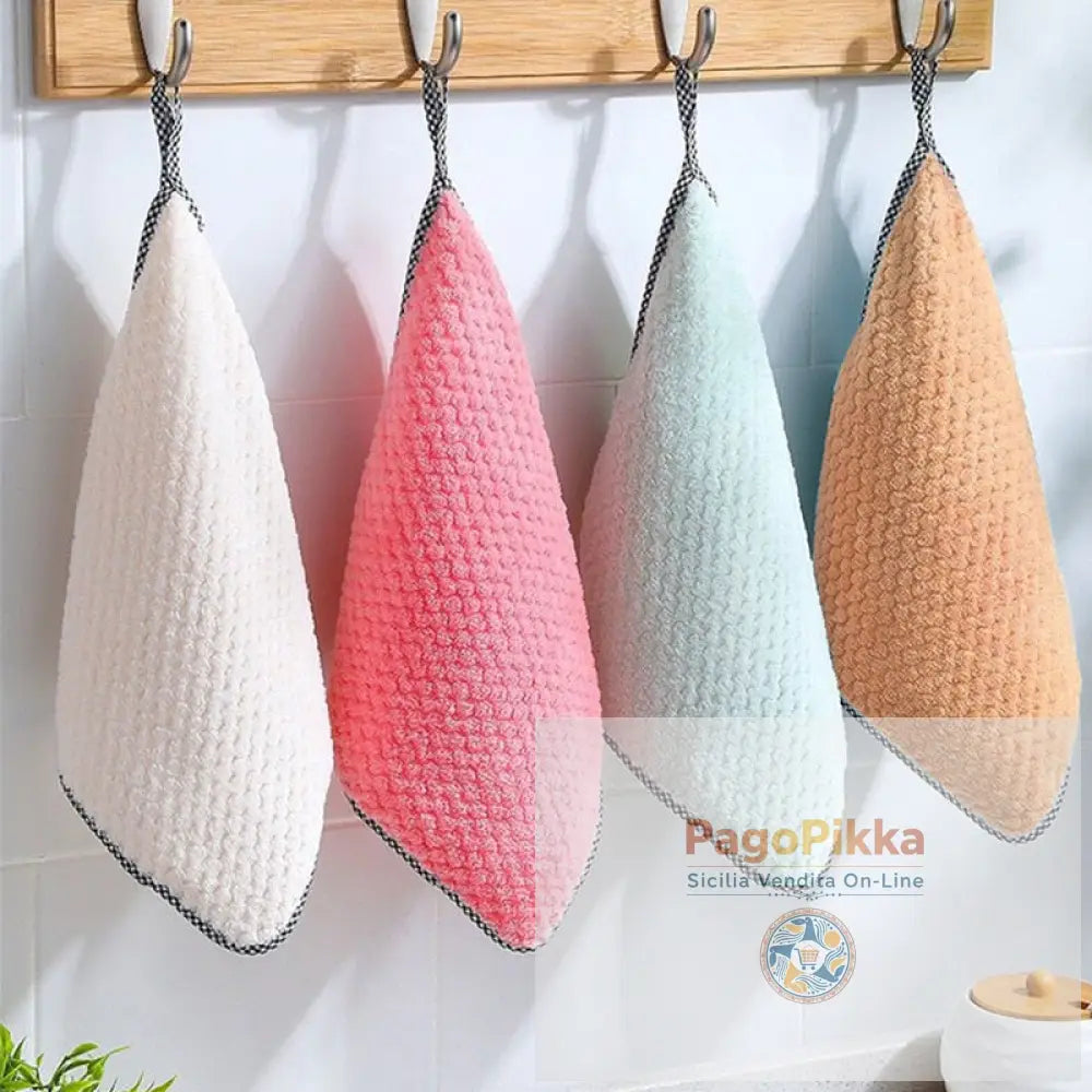 Canovaccio da cucina per piatti strofinaccio straccio da cucina antiaderente panno da tavola ispessito panno assorbente