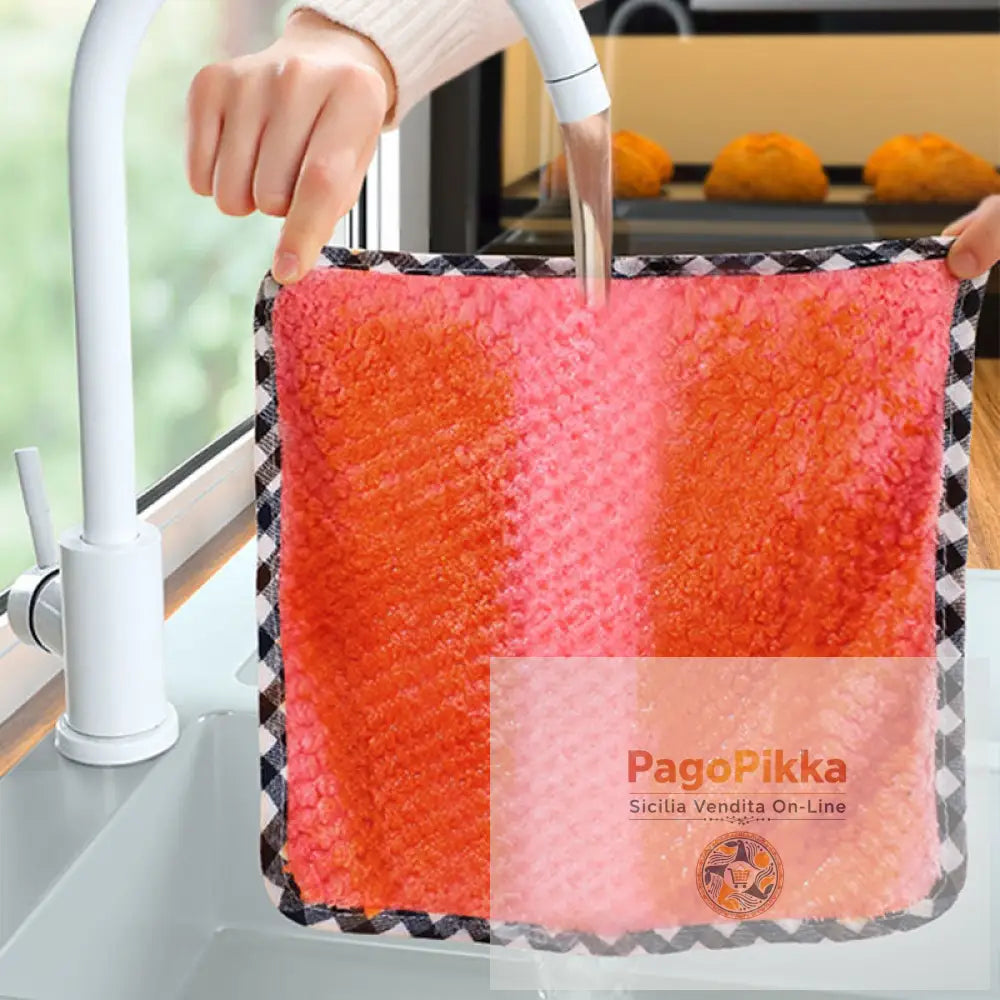 Canovaccio da cucina per piatti strofinaccio straccio da cucina antiaderente panno da tavola ispessito panno assorbente