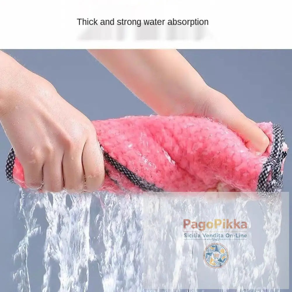 Canovaccio da cucina per piatti strofinaccio straccio da cucina antiaderente panno da tavola ispessito panno assorbente