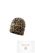 Cappelli con stampa leopardata, casual, in poliestere, accessori quotidiani