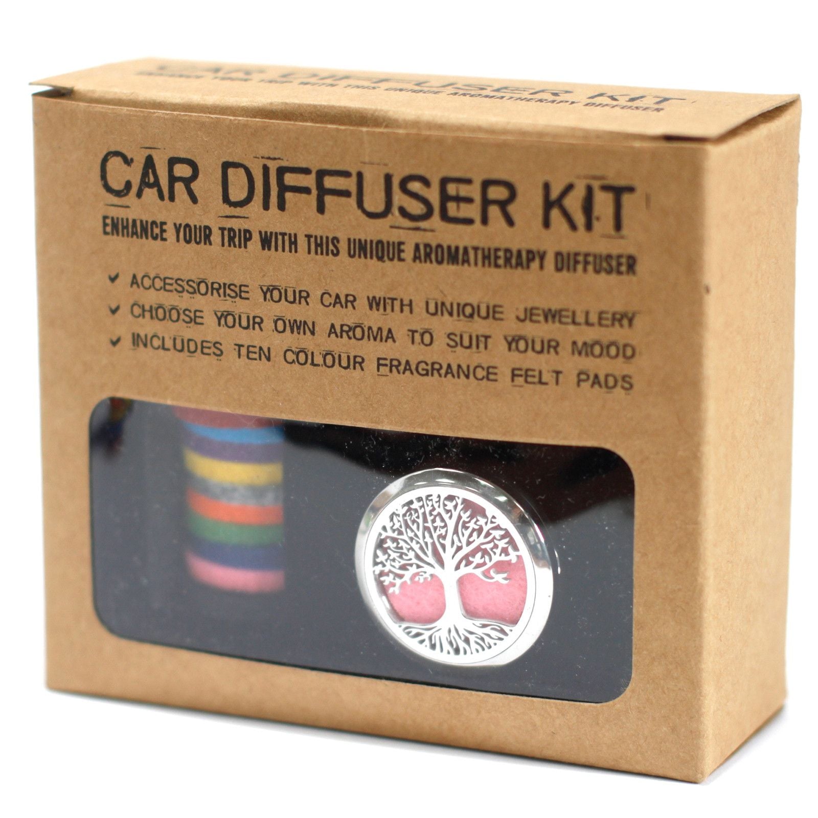 Car Diffuser Kit - Auto Wheel - 30mm - Aromatherapy Car Diffuser Kit