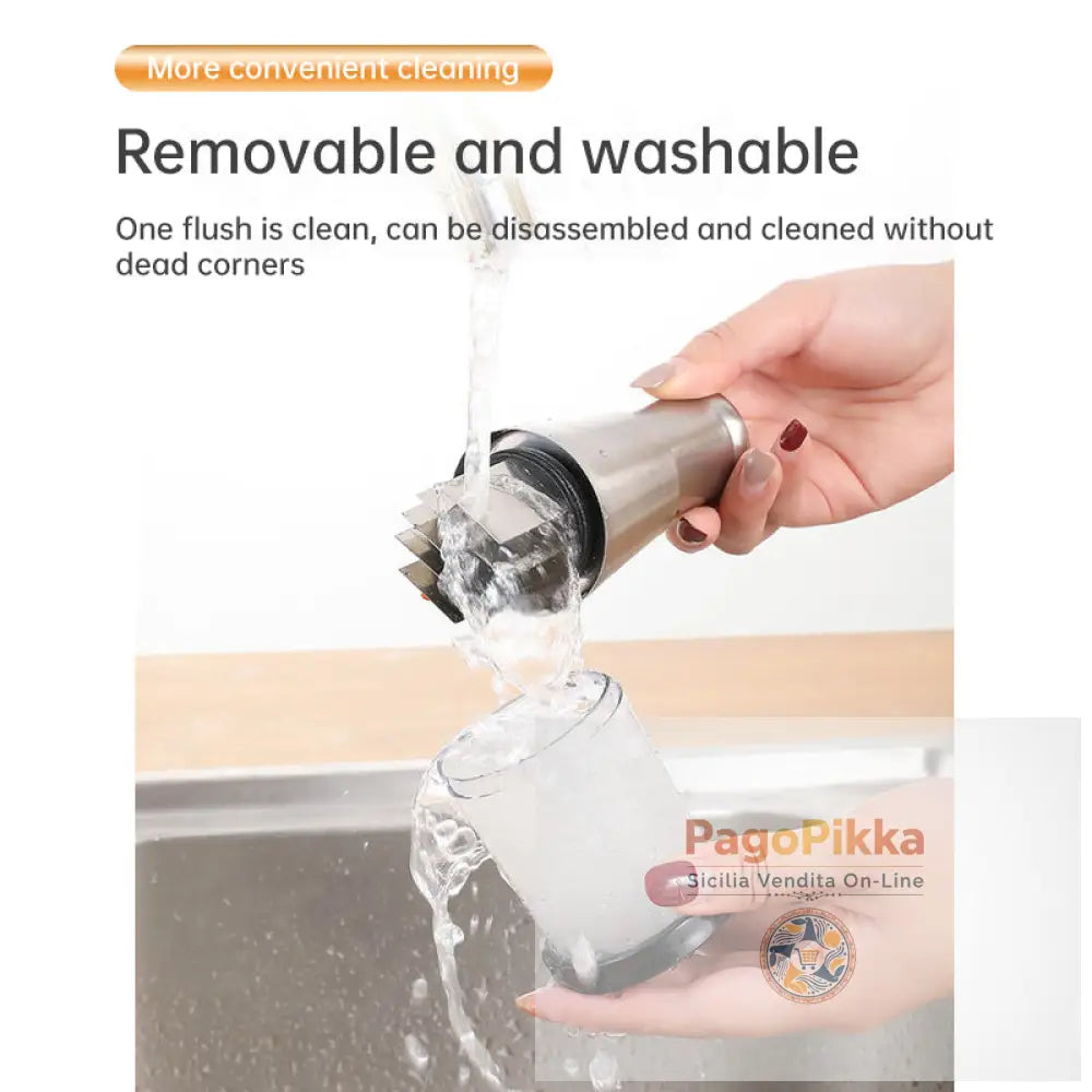 Coltello manuale per pacche acciaio inossidabile tutto acciaio pestello multifunzionale per aglio taglierina da cucina