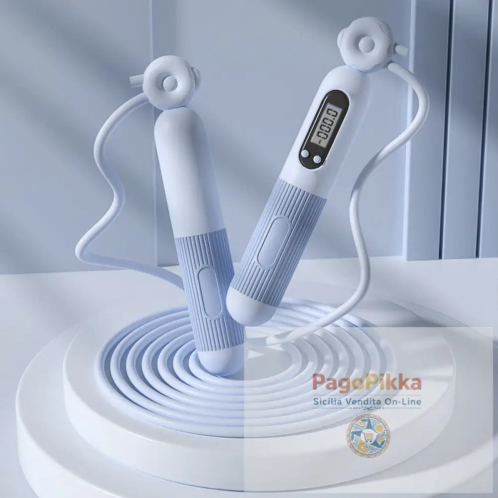 Corda da salto intelligente per conteggio - con display LCD per fitness in palestra domestica per adulti uomini donne