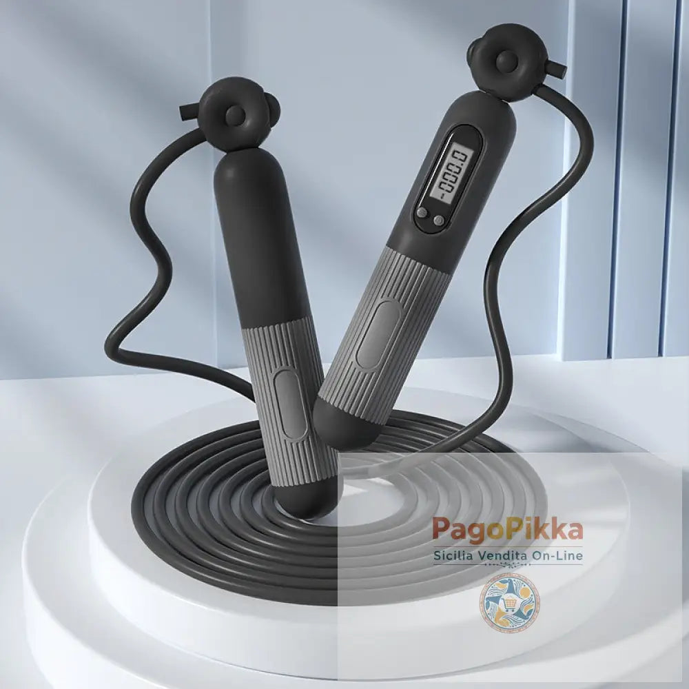 Corda da salto intelligente per conteggio - con display LCD per fitness in palestra domestica per adulti uomini donne