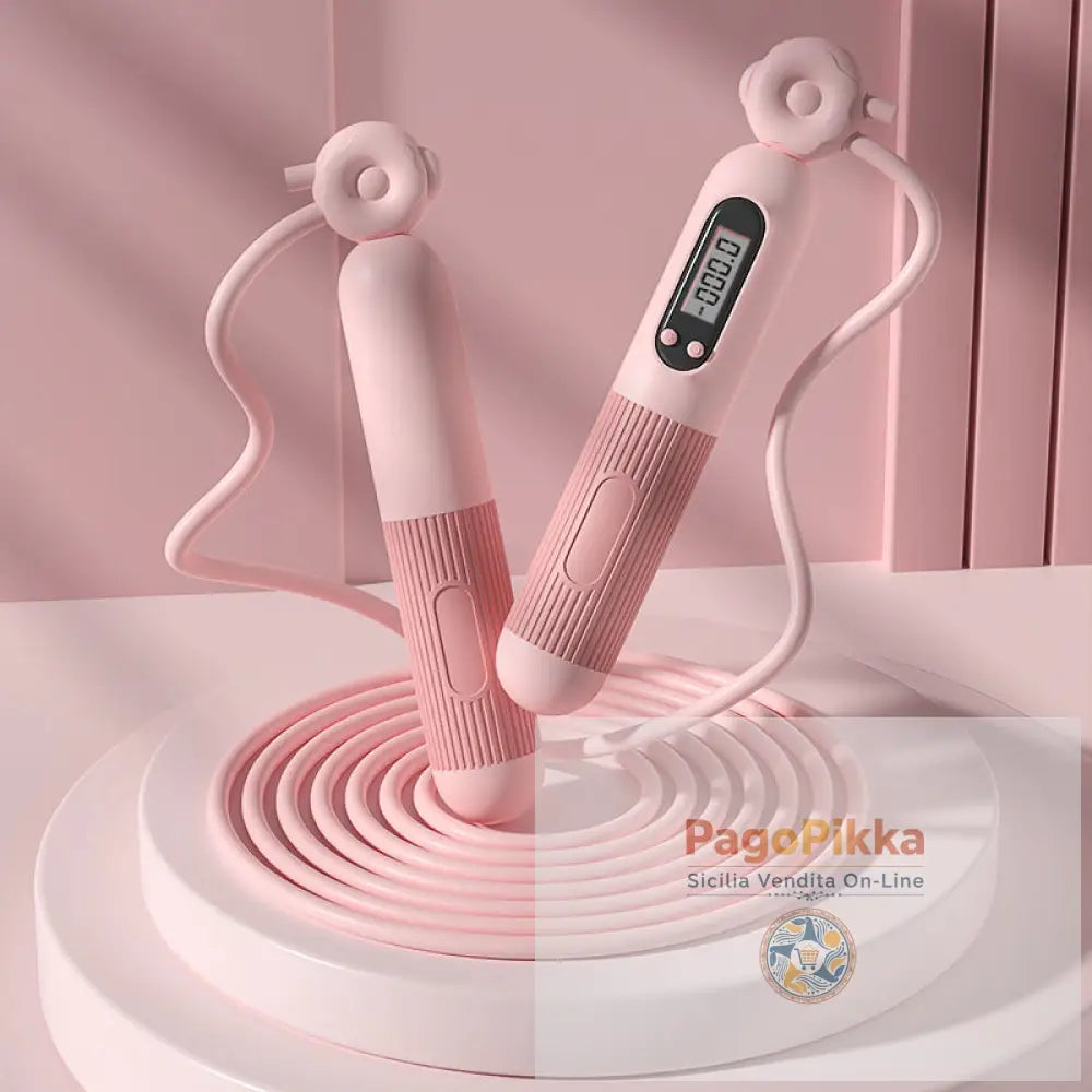 Corda da salto intelligente per conteggio - con display LCD per fitness in palestra domestica per adulti uomini donne