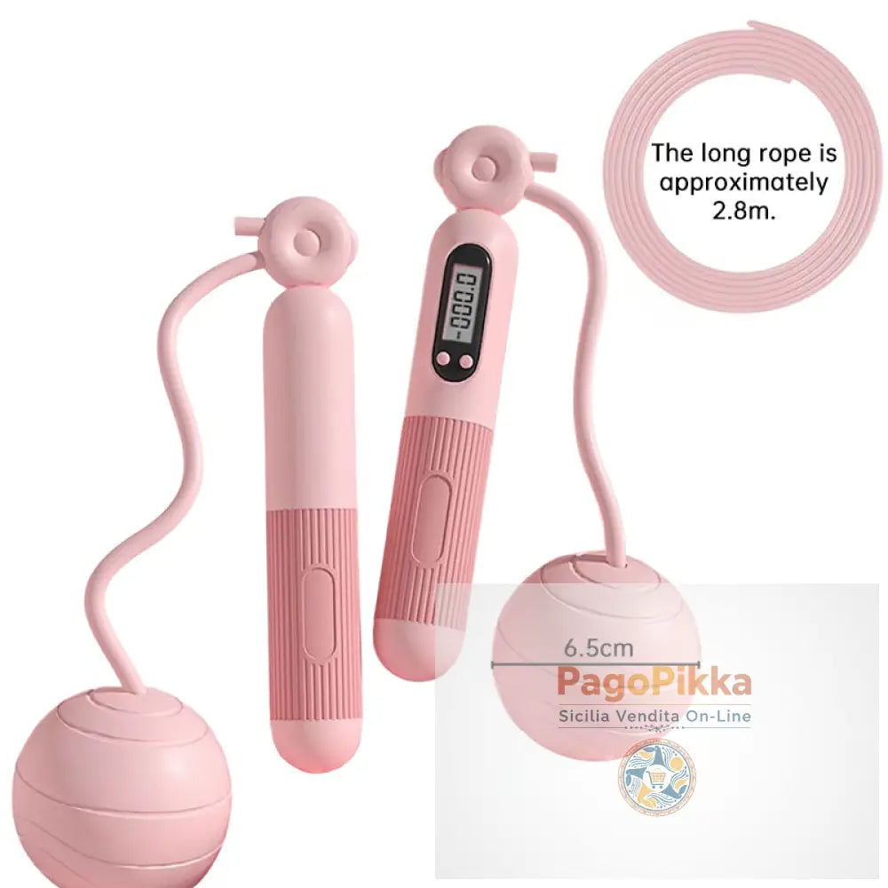 Corda da salto intelligente per conteggio - con display LCD per fitness in palestra domestica per adulti uomini donne