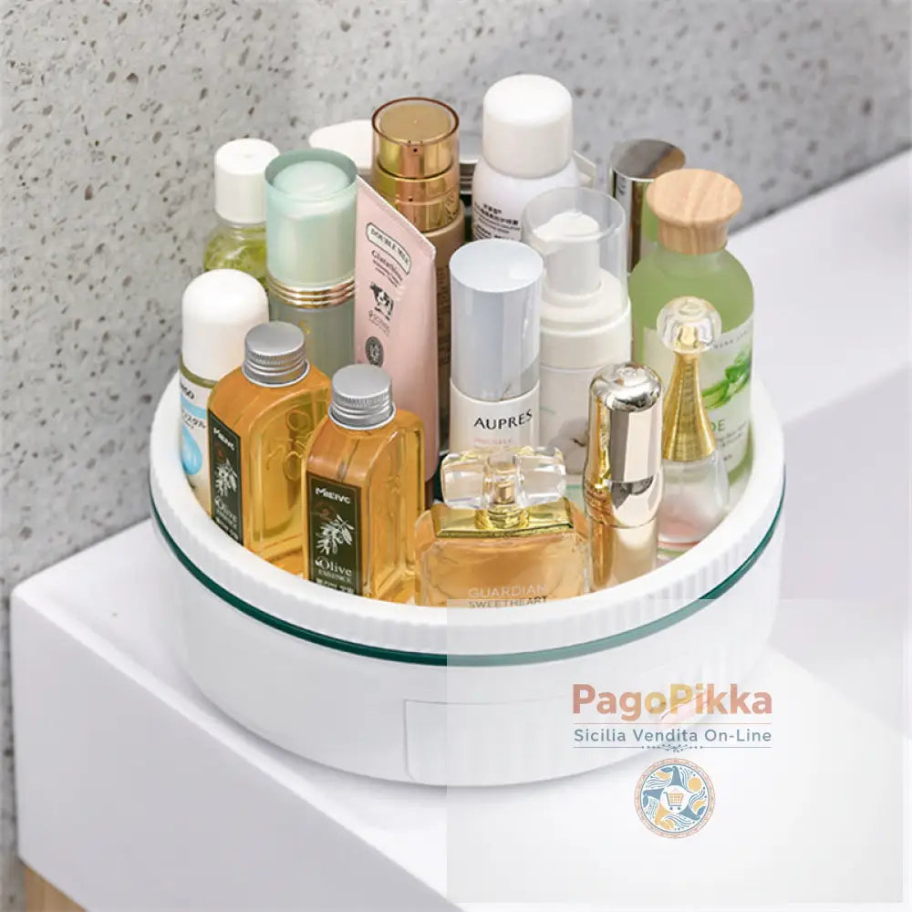 Cucina Scaffale rotante multifunzionale Portaspezioni rotante Tavolo per conservare cosmetici
