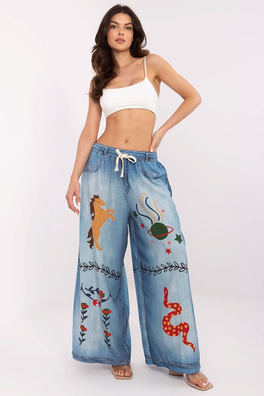  Pantaloni da donna model 210029 Italy Moda 