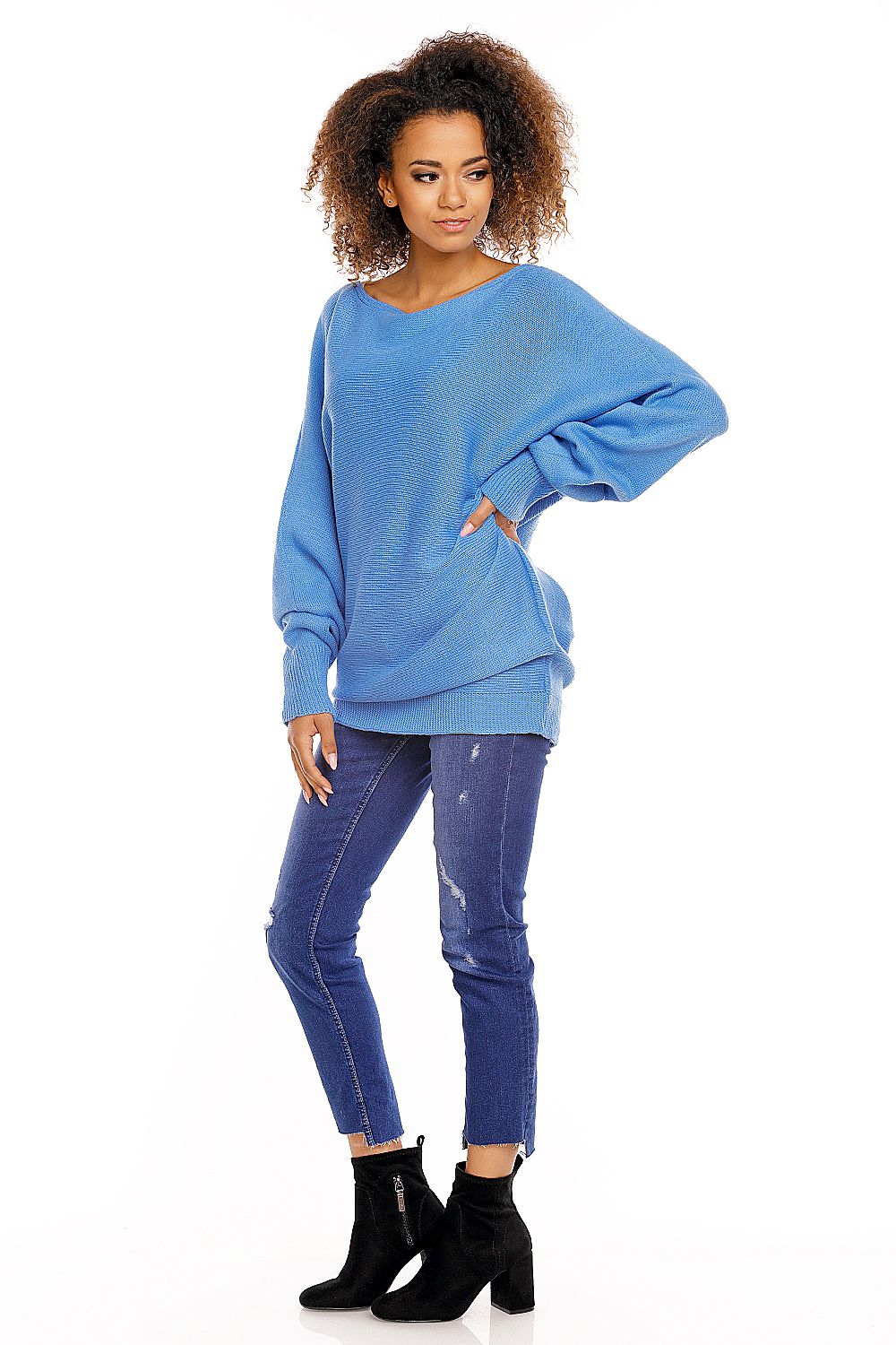  Maglione maniche pipistrello model 94499 PeeKaBoo 