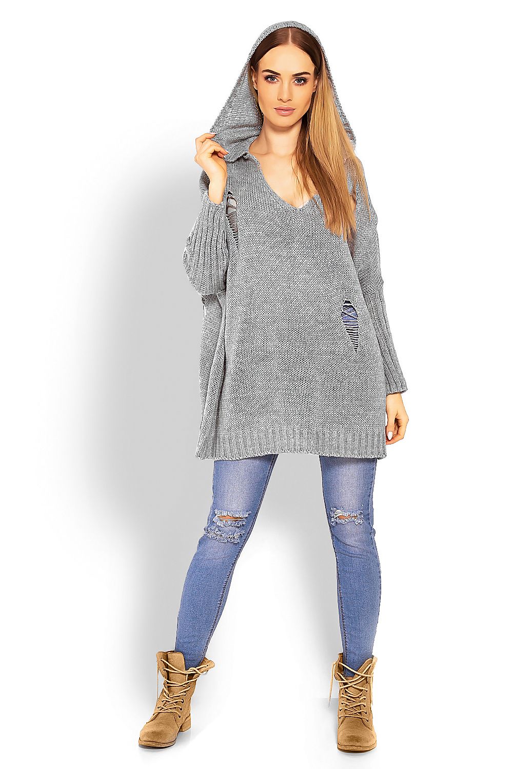  Maglione lungo model 114560 PeeKaBoo 