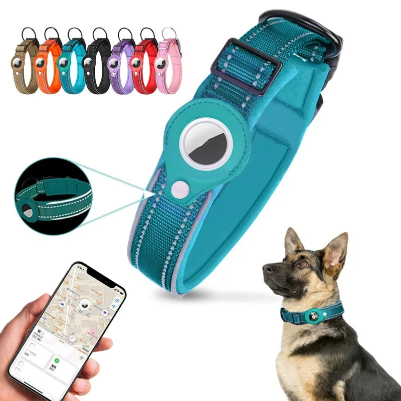 Custodia originale Airtag in pelle per collare di trazione per cani e gatti, per Airtag, localizzatore di posizione, dispositivo anti-smarrimento per animali domestici, accessori per cani