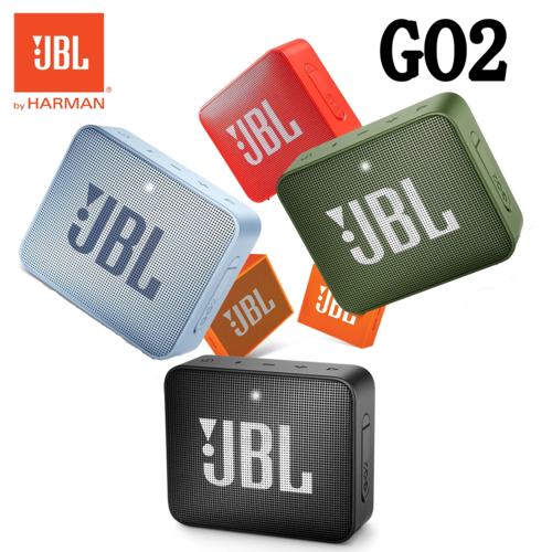 Altoparlante Bluetooth Wireless JBL GO 2 Impermeabile IPX7 per Esterni  -- IPX7 Waterproof JBL GO 2 Wireless Bluetooth Speaker for Outdoor