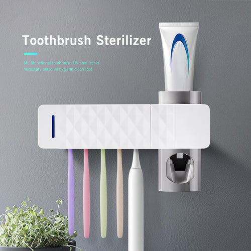 Sterilizzatore automatico per spazzolini UV antibatterico   -- Anti-bacteria UV Automatic Toothbrush Sterilizer