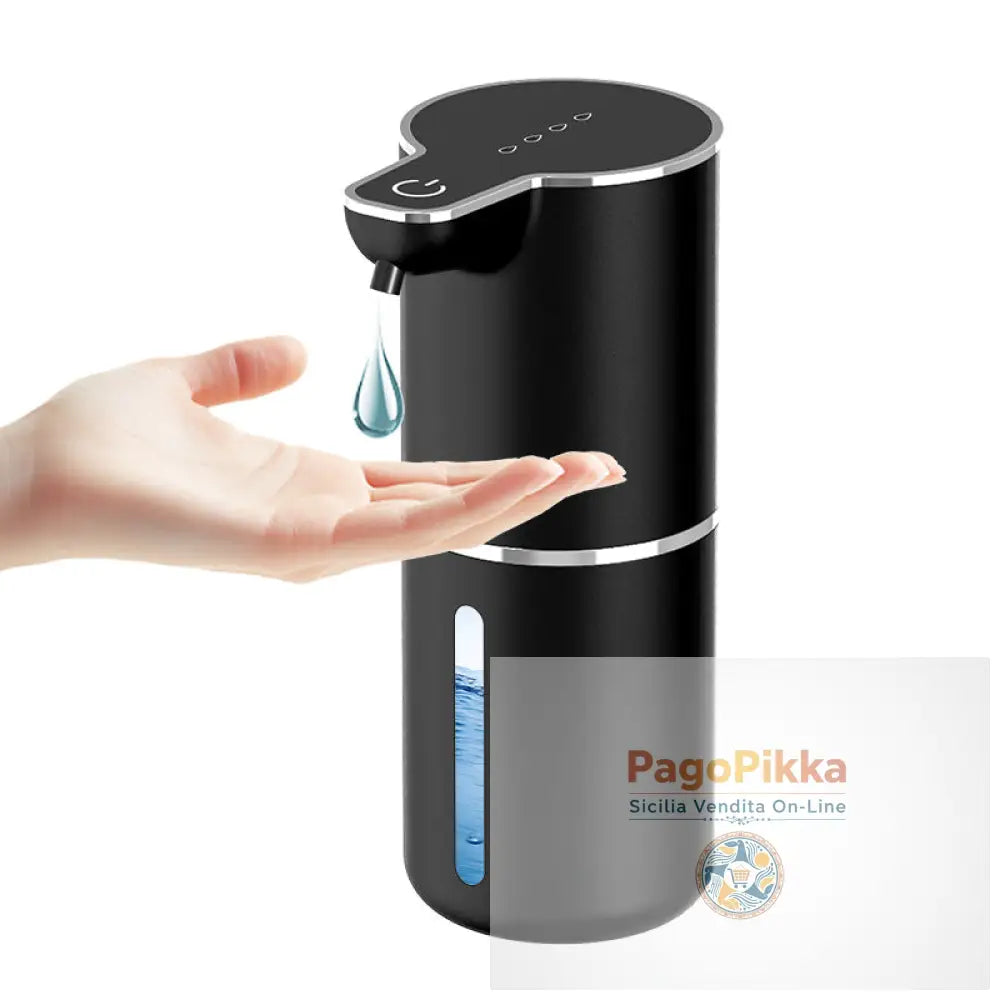 Dispenser di sapone sensore senza contatto per bagno e cucina. Offre modalità schiuma e liquido. - Black / Liquid Mode