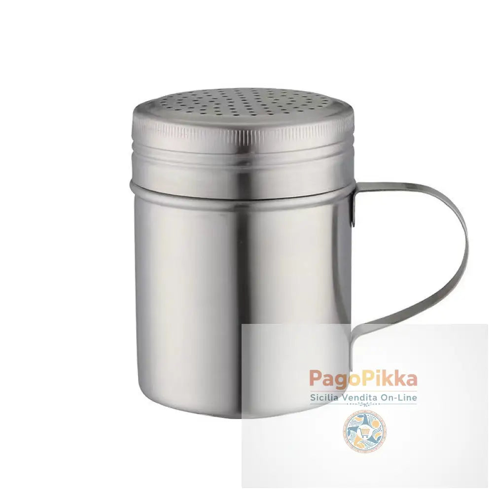 Dispenser per polvere di acciaio inossidabile 304 127 fori manico curvo condimento per barbecue accessori da cucina