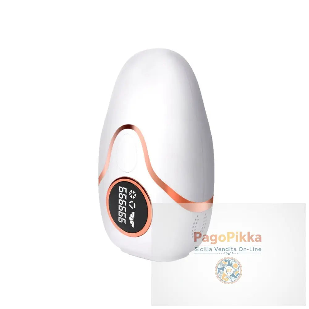 Dispositivo di epilazione 990.000 peli indolore per uomini e donne Dispositivo portatile di epilazione laser - White