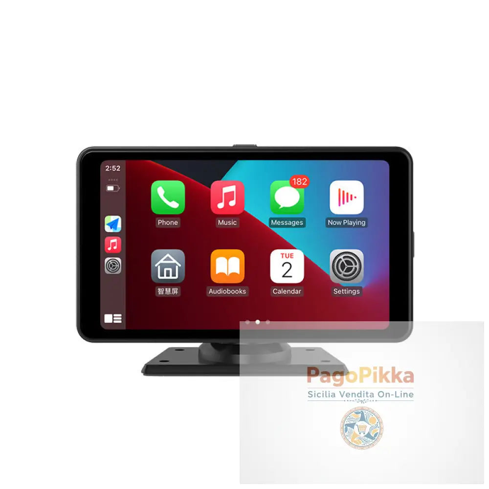 Dispositivo di navigazione con proiezione Android multimediale per lettore MP5 Bluetooth per auto portatile wireless