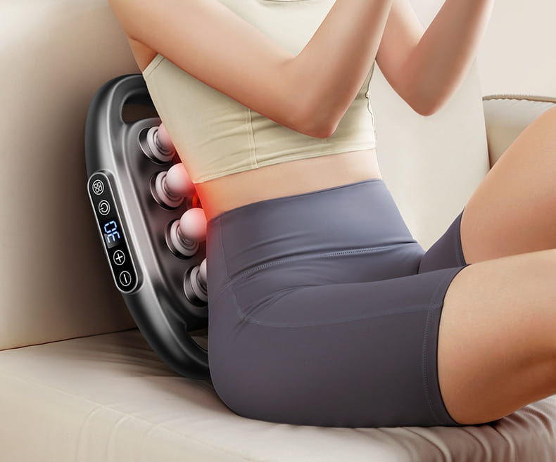 Muscle Relaxation Massager Multi-head Massage Gun Deep Tissue Body Fitness Muscle Electric Relax Massager For Back