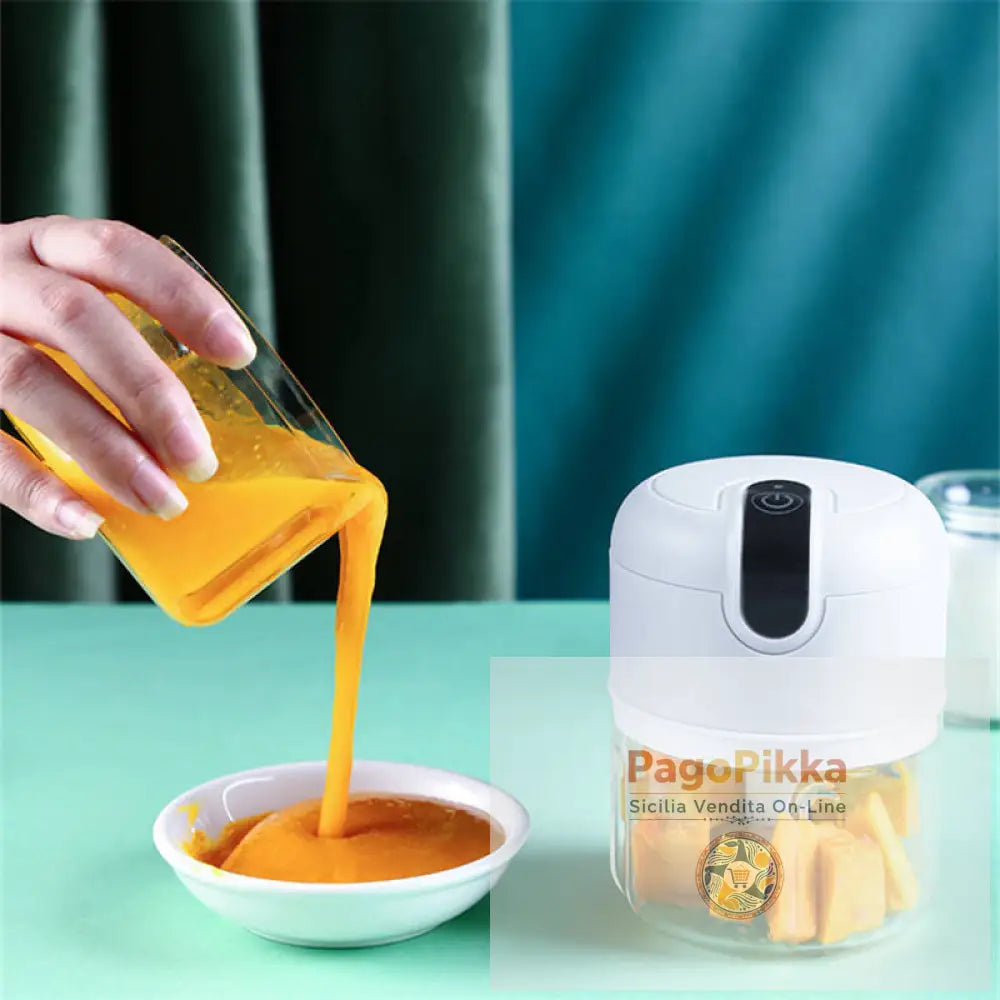 Elettrodomestici da cucina per la casa da 250 ml Tritatutto multifunzionale elettrico mini USB ricaricabile per carne