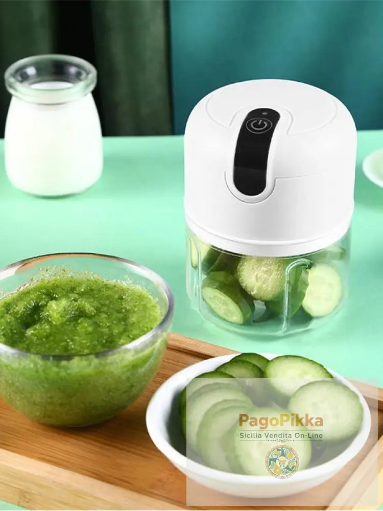 Elettrodomestici da cucina per la casa da 250 ml Tritatutto multifunzionale elettrico mini USB ricaricabile per carne