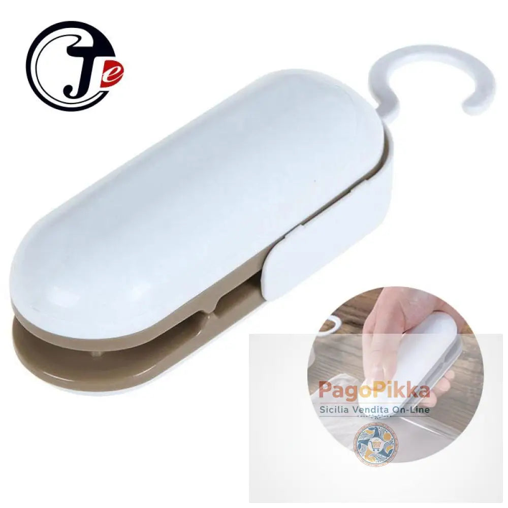 Elettrodomestici Mini termosaldatrice per sacchetti Termo sigillatrice portatile per imballaggi Morsetti - Gray