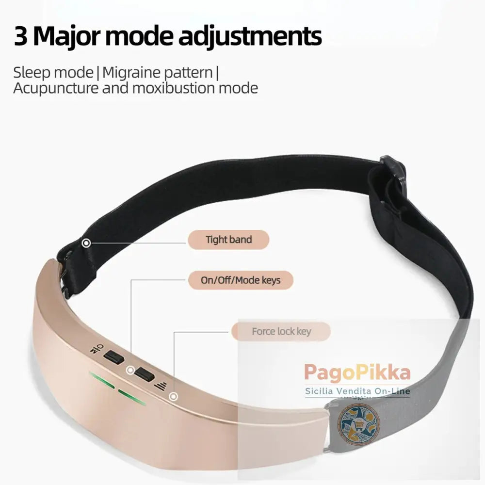 Ems Electric Head Massager Headache and Migraine Relief Head Massager Insomnia Release Therapy Machine Relax Health Care