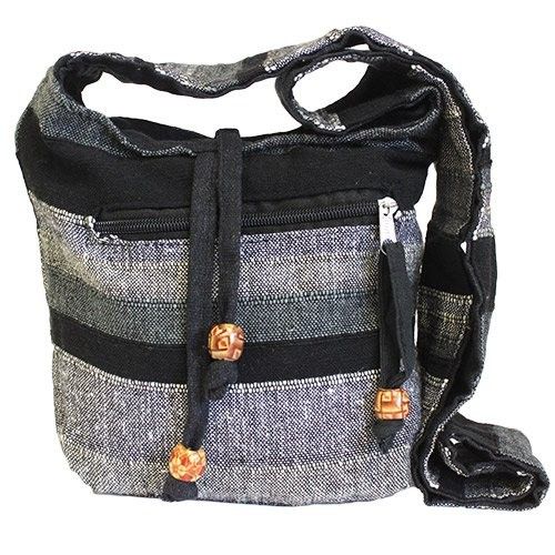 Ethnische Umhängetaschen Grautöne - Nepal Sling Bags