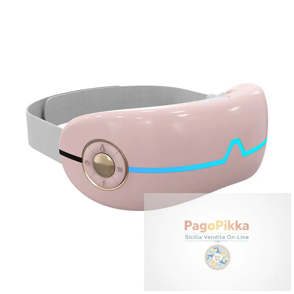 Eye Care Instrument Humidifying Steam Moisturizing Eye Massager Eye Mask Heat Vibration Children’s Eye Massager - Pink