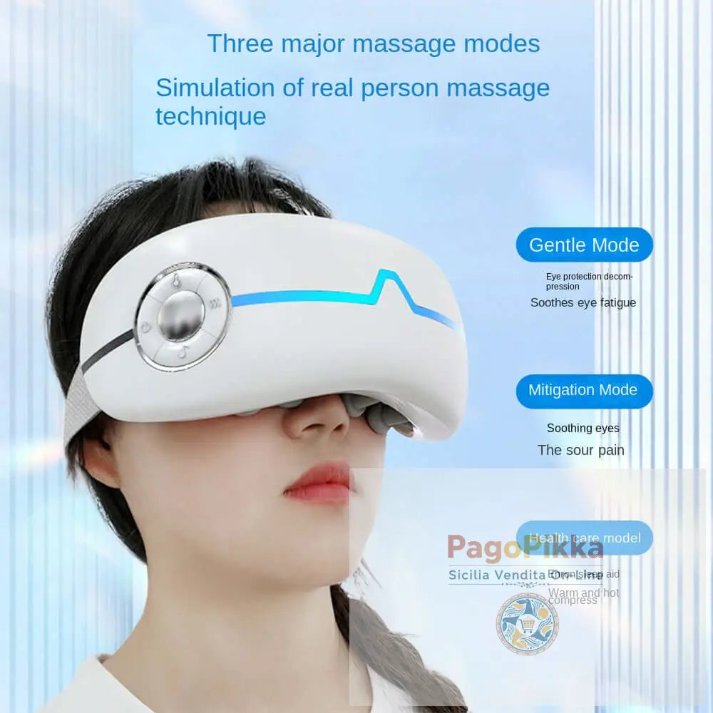 Eye Care Instrument Humidifying Steam Moisturizing Eye Massager Eye Mask Heat Vibration Children’s Eye Massager