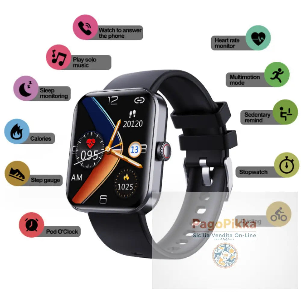 F57L sports wristband heart rate blood pressure monitoring body temperature information push Bluetooth smart watch