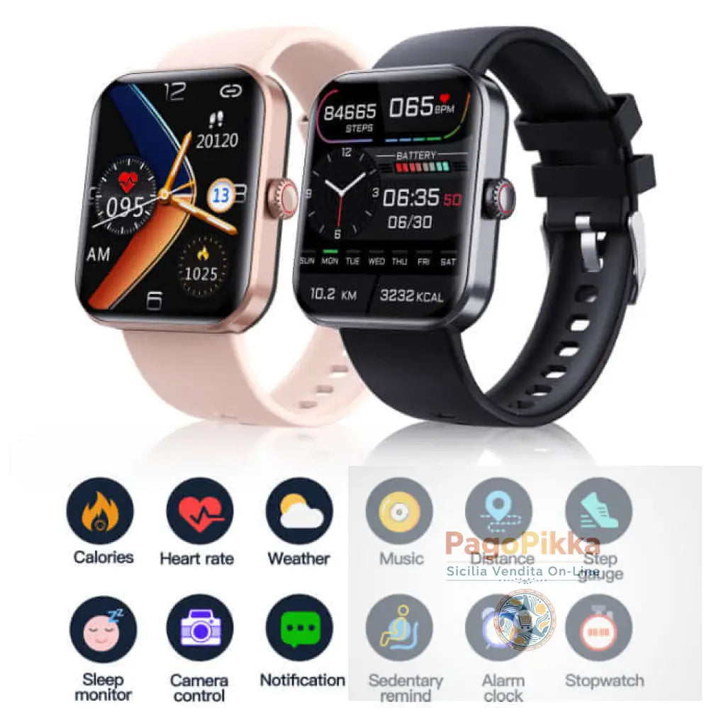 F57L sports wristband heart rate blood pressure monitoring body temperature information push Bluetooth smart watch