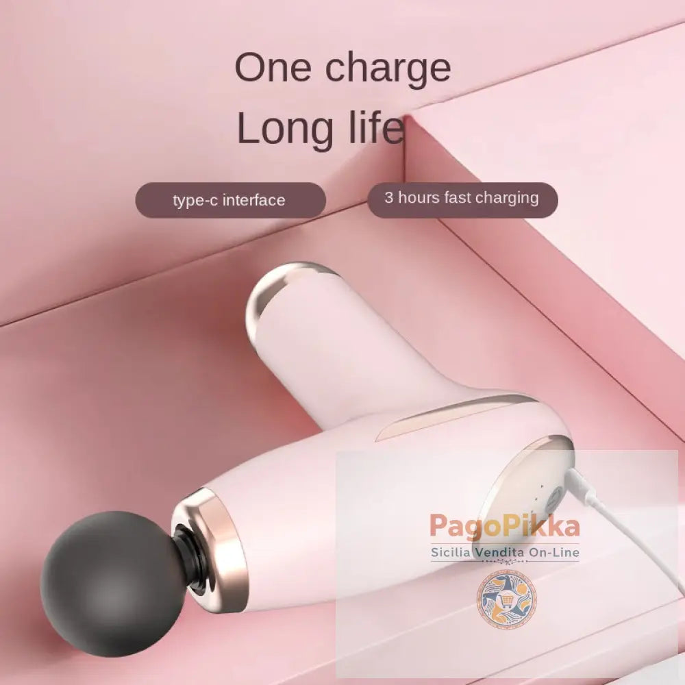 Fascia Gun Home Massaggio Muscolare Portatile Mini Massaggiatore Mini Fascia Tascabile Terapia con Armi Yoga