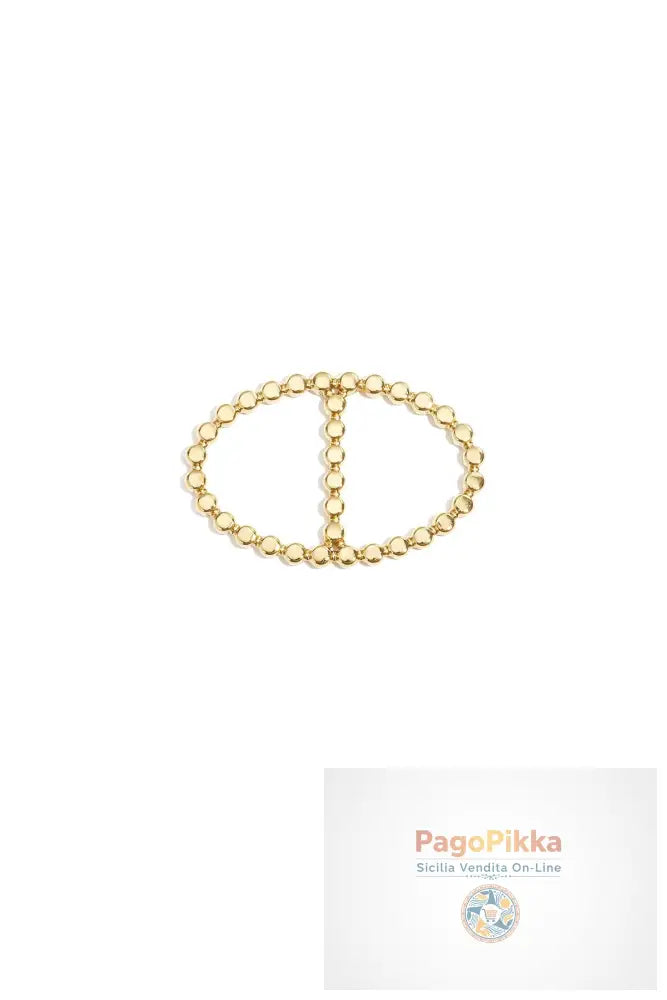 Fermaglio per sciarpa di seta circolare in acciaio inossidabile casual, accessori quotidiani