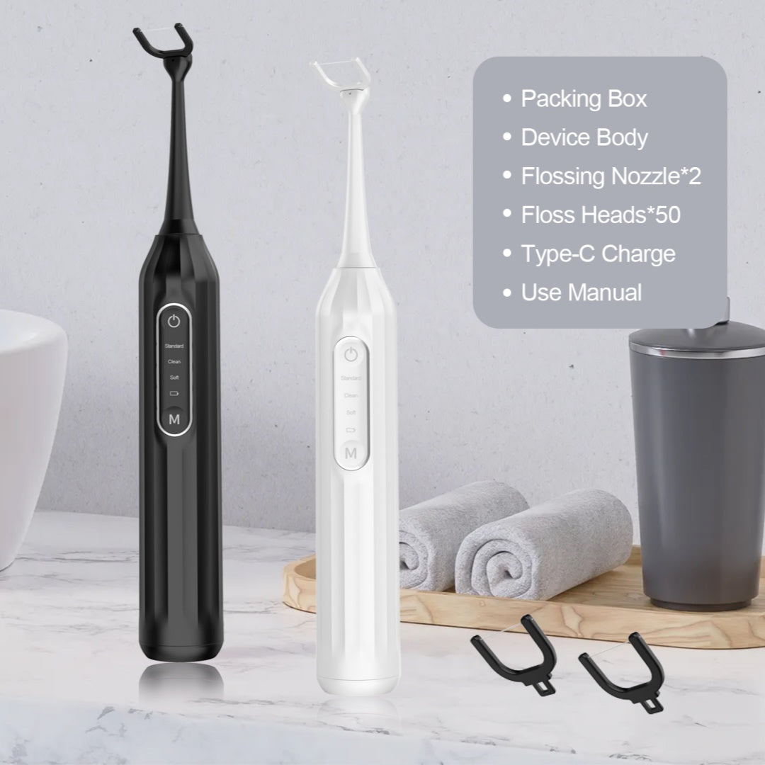 Filo interdentale elettrico Igiene orale Pulizia dei denti Filo interdentale Electric Flosser Oral Hygiene Care Teeth