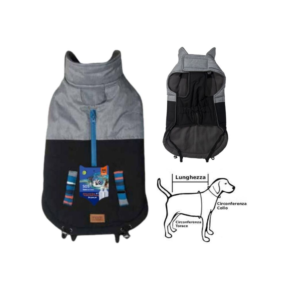 Fofos Sos Cappottino Fleece cm 60 per Cani