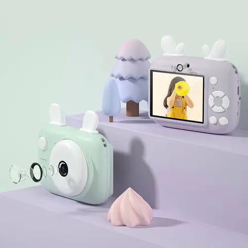 Fotocamera per bambini Macaron Mini SLR