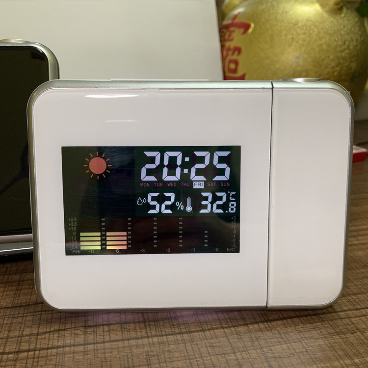 Home electronic clock - White USB - REGALI X NATALE
